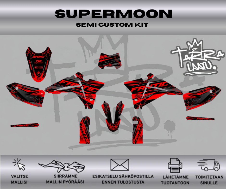 SUPERMOON Fantic XM 2023-2026 Tarrasarjat