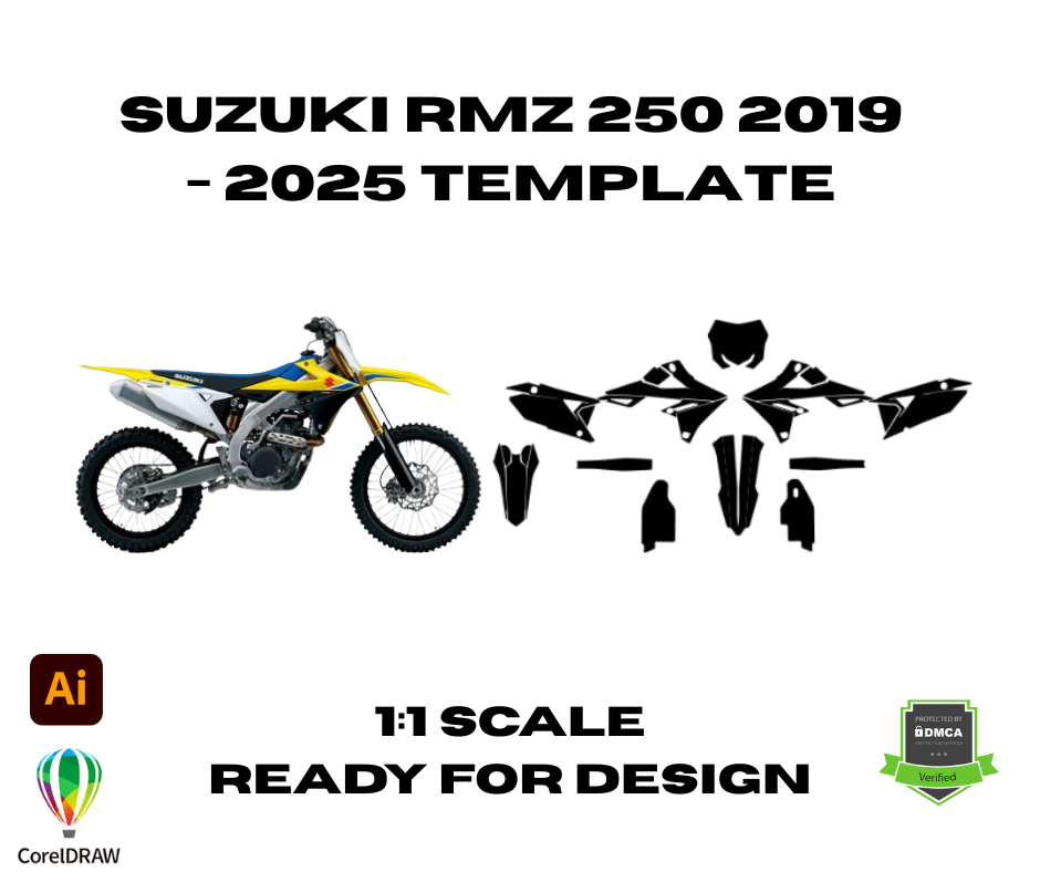 Suzuki RMZ 250 2019 - 2025 Template