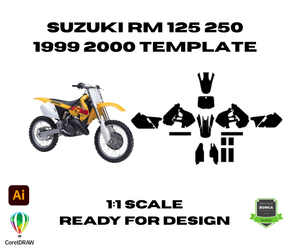 Suzuki RM 125 250 1999 2000 Template