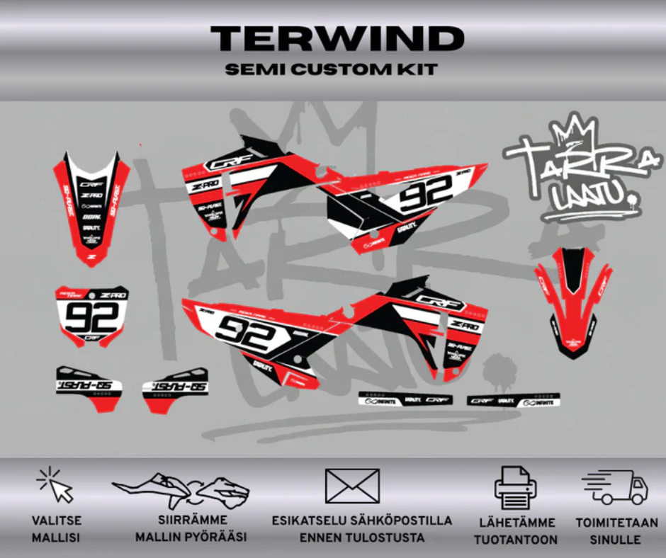 TERWIND Honda CRF 250R 450R 2025 - 2027 Tarrasarja