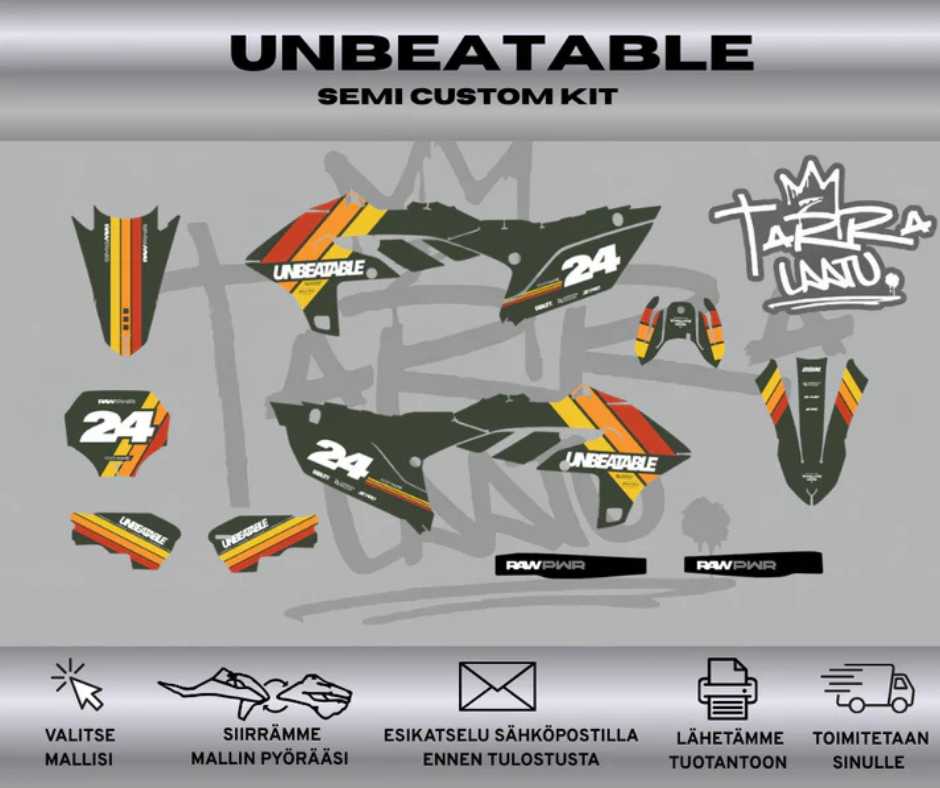 UNBETABLE Yamaha YZF 450 2023-2025 YZF 250 2024 - 2026 Tarrasarja