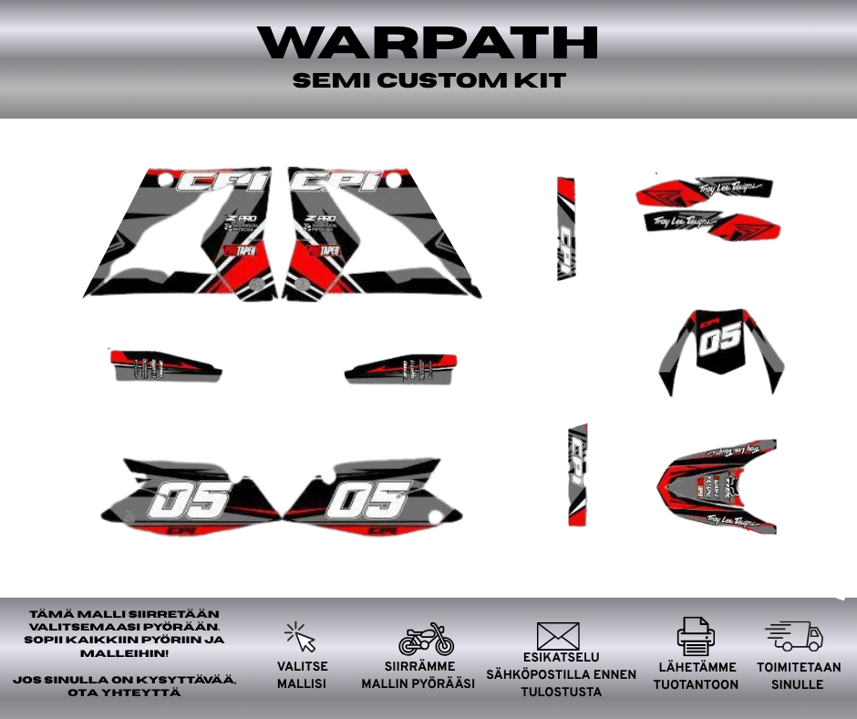 WARPATH CPI SM/SX 50 Tarrasarja