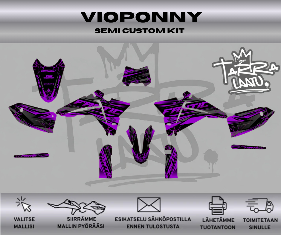 VIOPONNY Fantic XM 2023-2026 Tarrasarjat