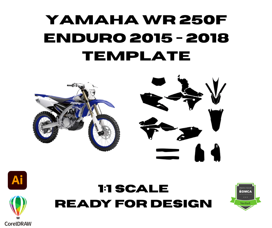 Yamaha WR 250F Enduro 2015 - 2018 Template