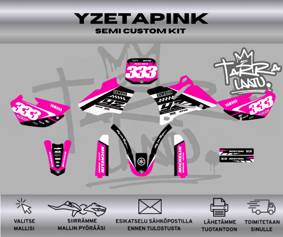YZETAPINK Yamaha YZ 85 2002-2014 Tarrasarja