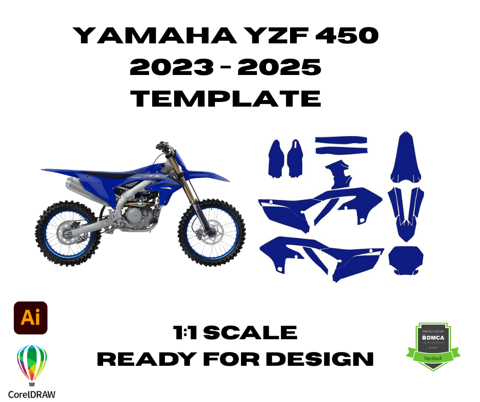 Yamaha YZF 450 2023 - 2025 Template