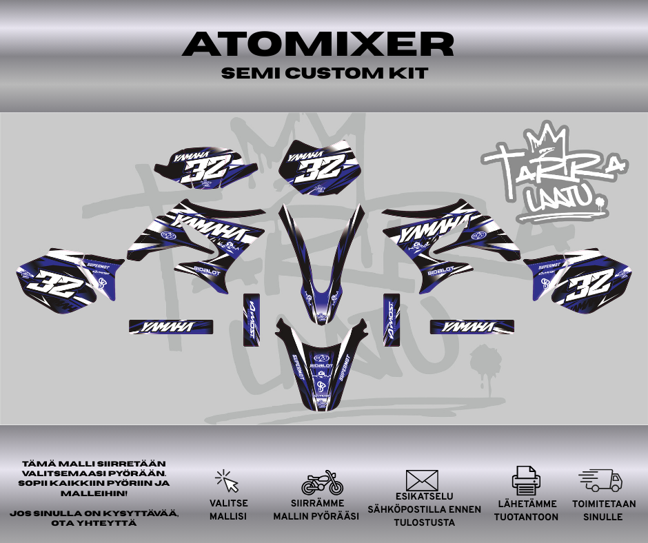 ATOMIXER Yamaha DT 50 Tarrasarja