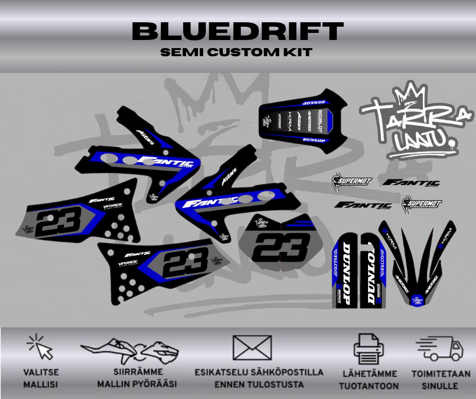 BLUEDRIFT Fantic 50 / 125 2008-2016 Tarrasarja