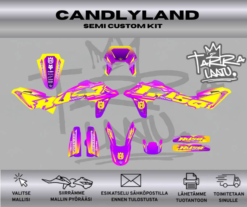 CANDYLAND Husqvarna WR 125 2008-2013 Tarrasarja