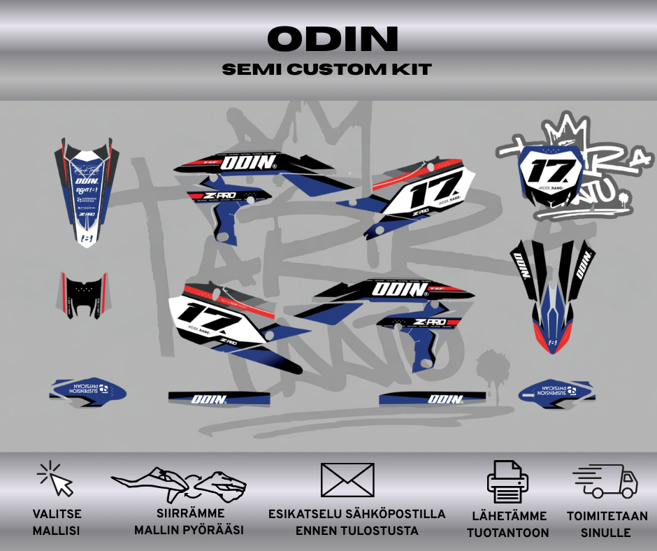 ODIN YAMAHA YZf 450 2018-2022 & Yamaha YZf 250 2019-2023 Tarrasarja