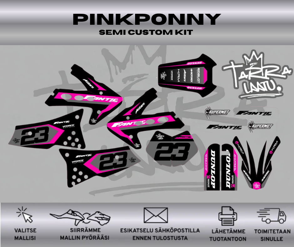 PINKPONNY Fantic 50 / 125 2008-2016 Tarrasarja