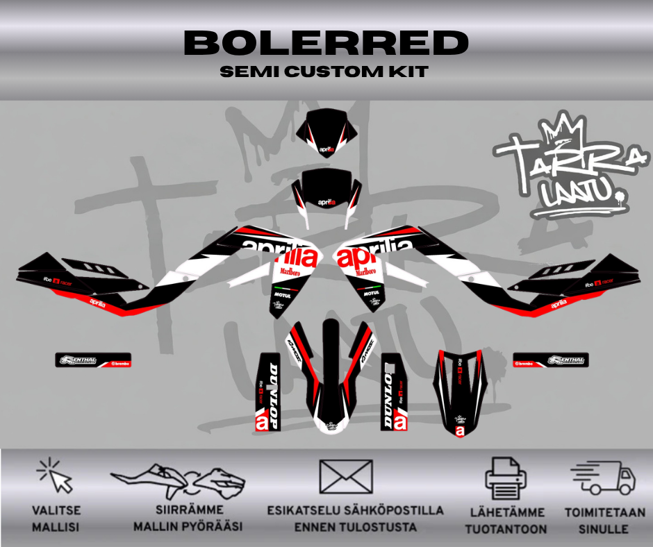 BOLERRED Aprilia 50 RX / SX 2006 – 2017 Tarrasarja