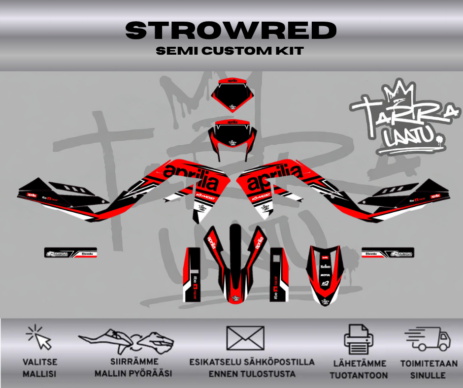 STROWRED Aprilia 50 RX / SX 2006 – 2017 Graphics kit
