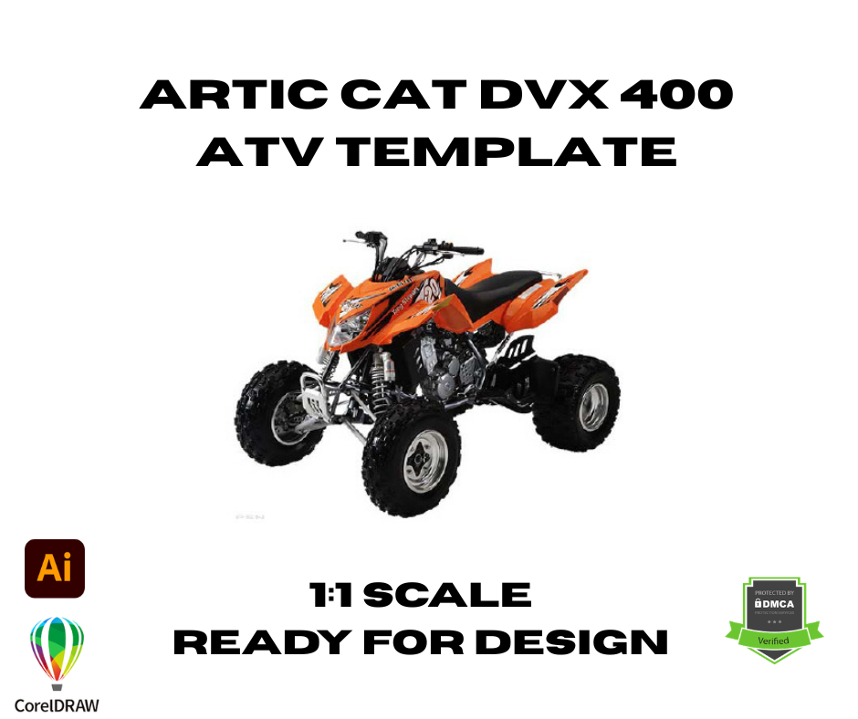Artic Cat DVX 400 ATV Template