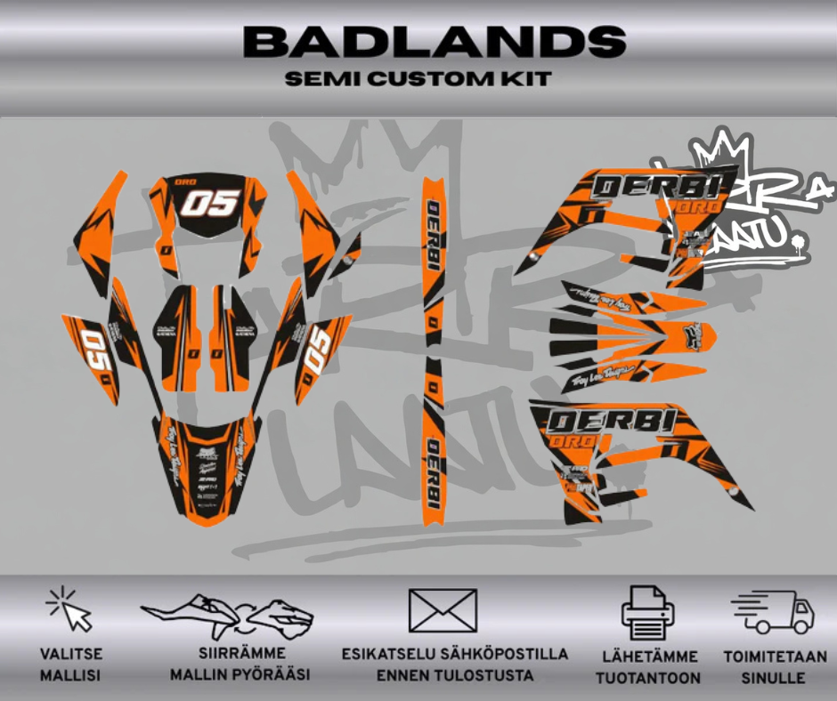 BADLANDS Derbi 50 2018-2021 Tarrasarja