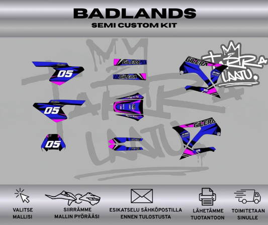 BADLANDS Gilera RCR SMT Ennen 2011 Tarrasarja