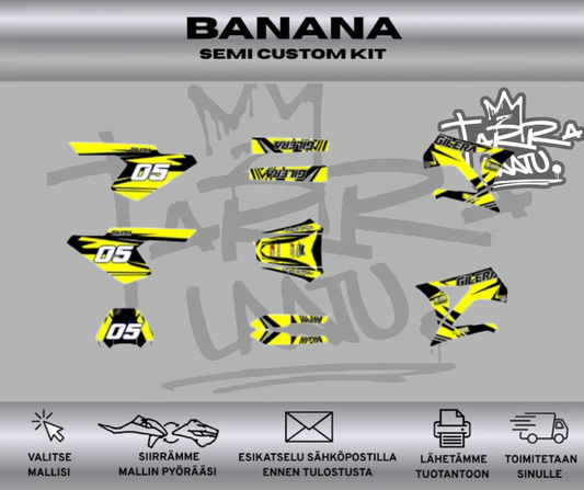 BANANA Gilera RCR SMT Ennen 2011 Tarrasarja