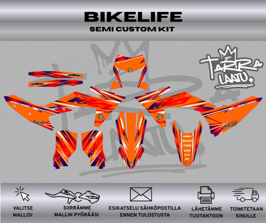 BIKELIFE KTM EXC / EXC-F 2024-2025 Graphics kit