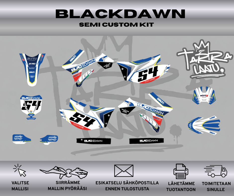BLACKDAWN TM SMX450 2015 - 2021 Tarrasarja