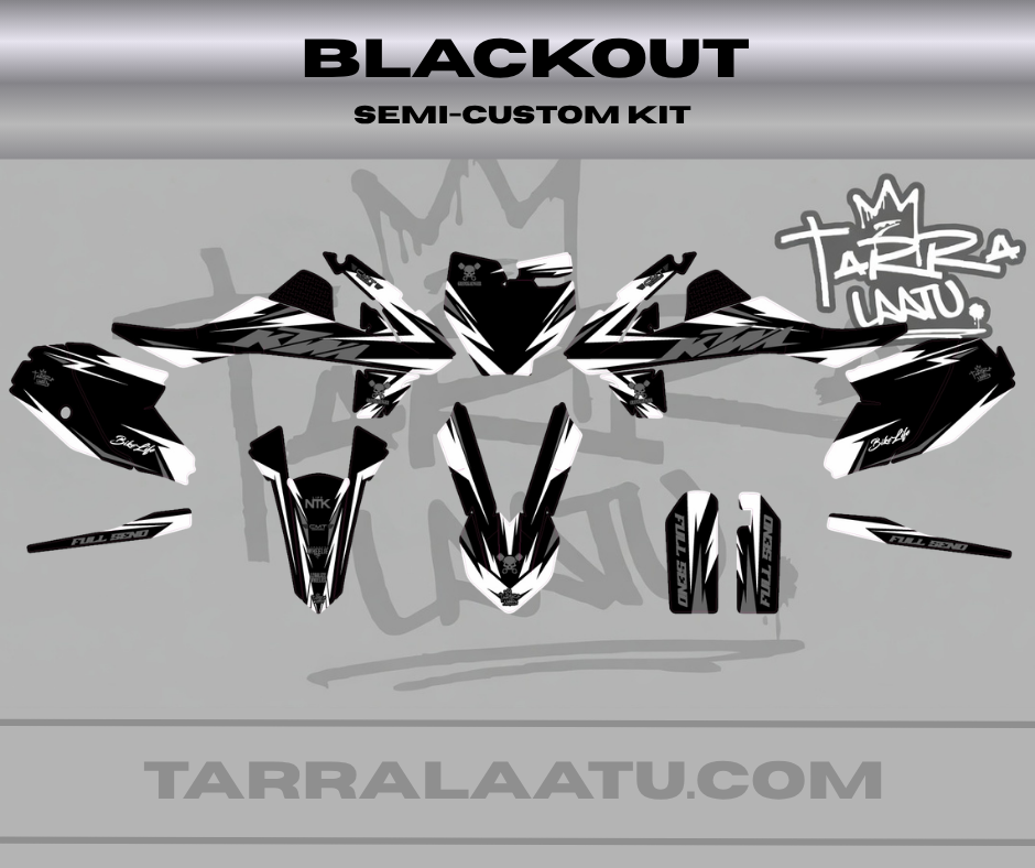 BLACKOUT KTM SX 65 2016 - 2023 Tarrasarja