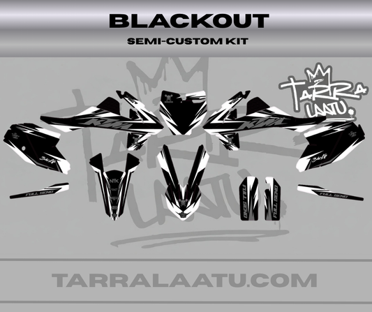BLACKOUT KTM SX 65 2016 - 2023 Tarrasarja