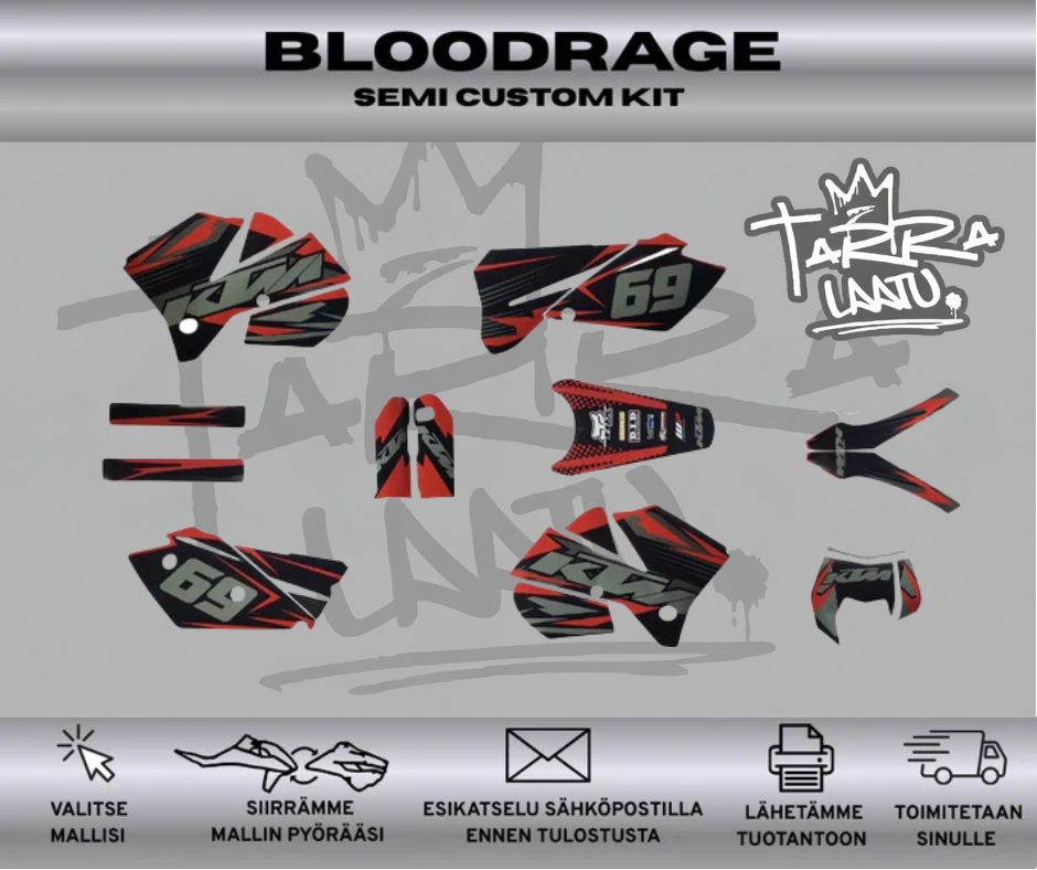 BLOODRAGE KTM EXC / EXC-F 2005-2007 Tarrasarja