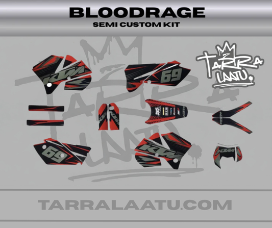 BLOODRAGE KTM EXC / EXC-F 2005-2007 Tarrasarja
