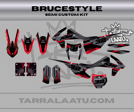 BRUCESTYLE KTM EXC / XC / XCF 2017-2019 Tarrasarja