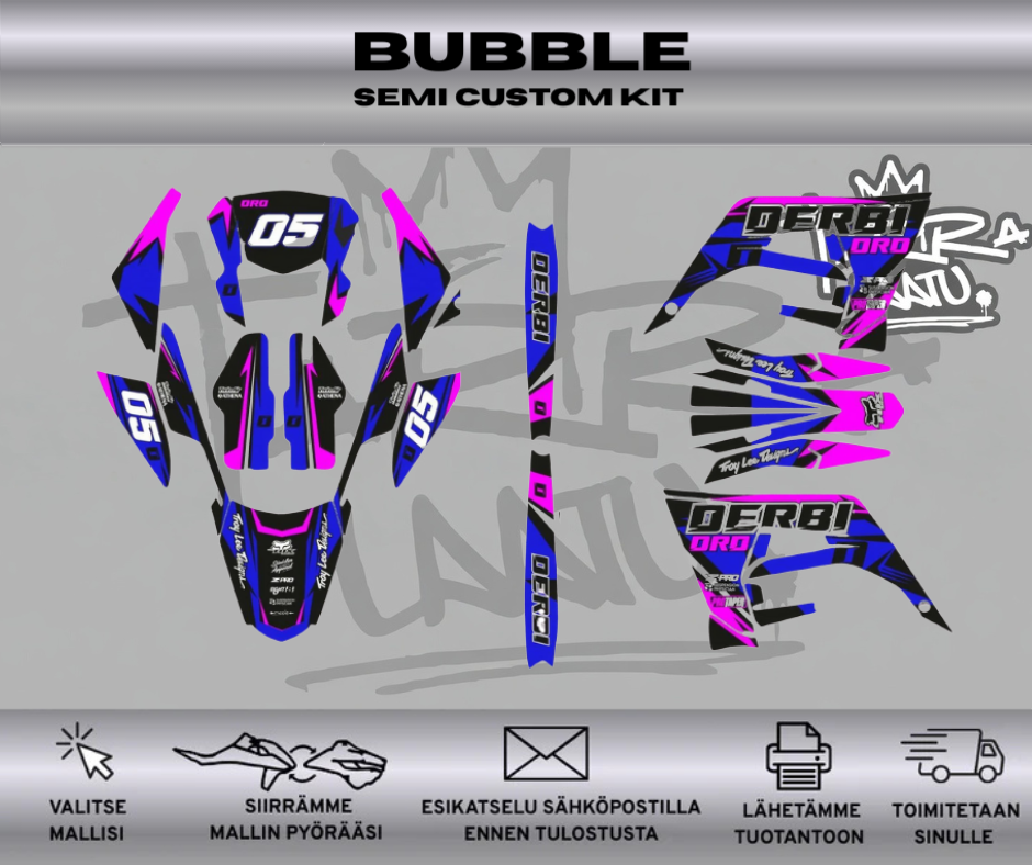 BUBBLE Derbi 50 2018-2021 Tarrasarja