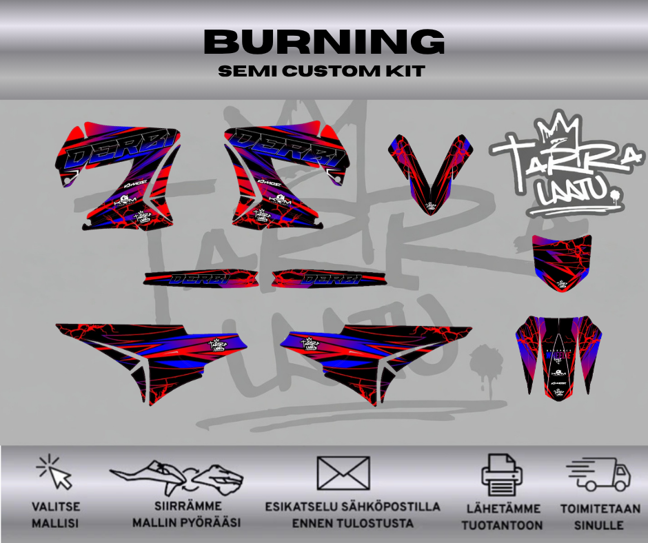 BURNING Derbi TNT 50 Tarrasarja