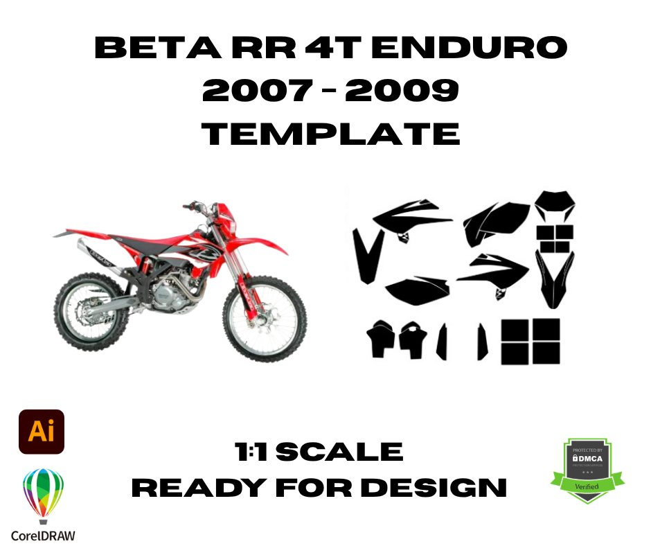 Beta RR 4T Enduro 2007 - 2009 Template