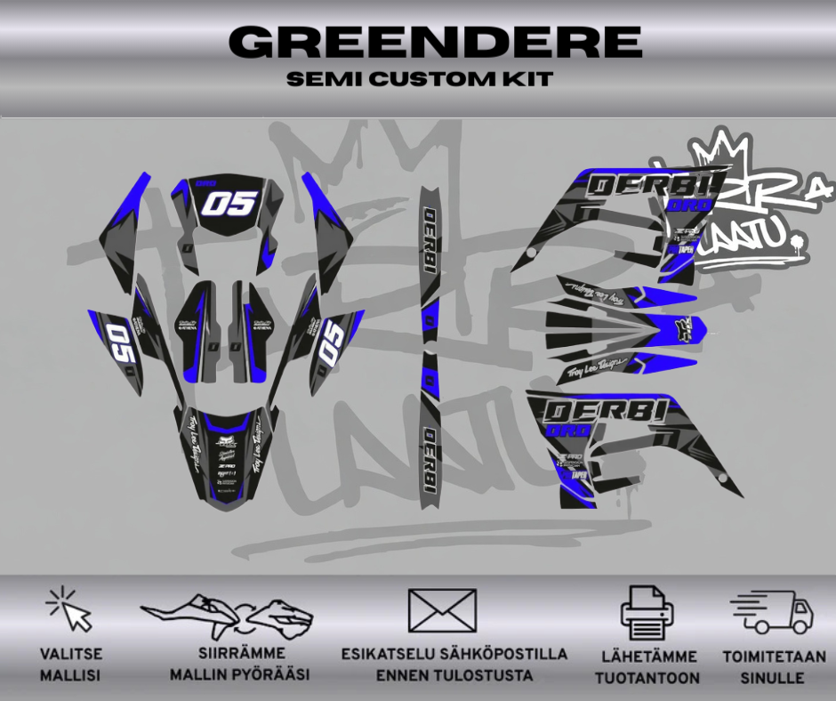 CRIMSON Derbi 50 2018-2021 Tarrasarja