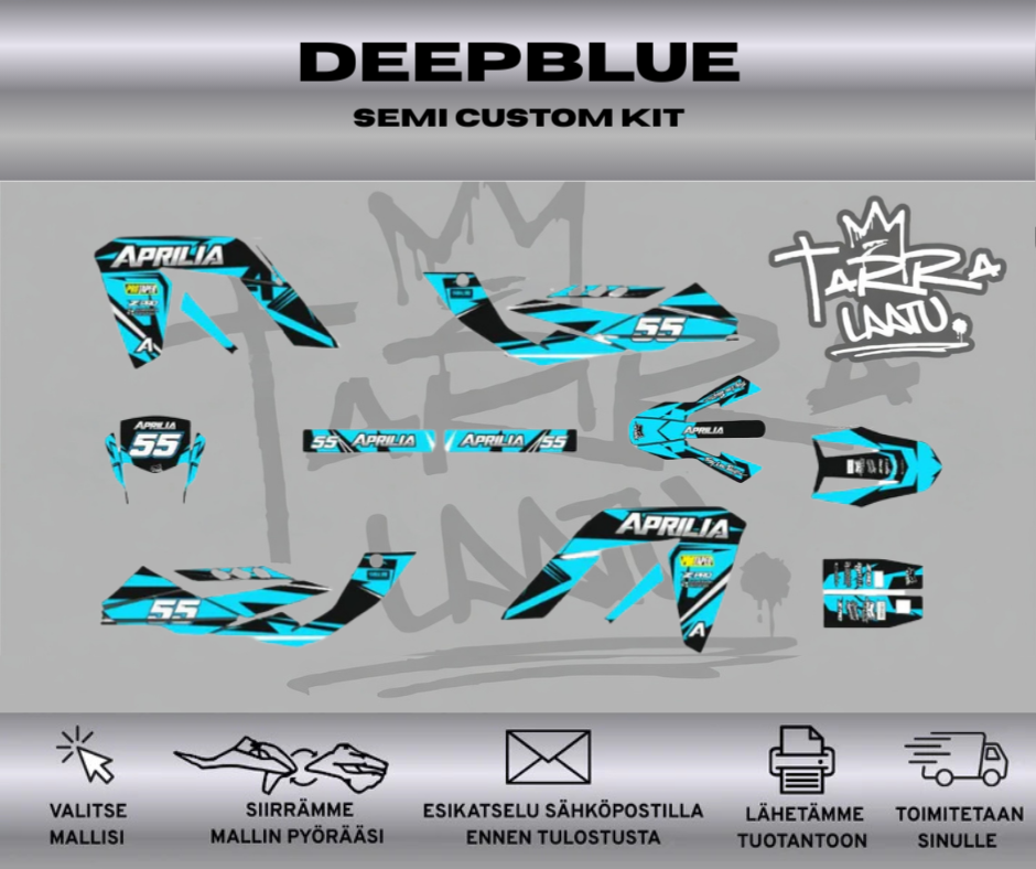 DEEPBLUE Aprilia 50 RX / SX 2006 – 2017 Tarrasarja