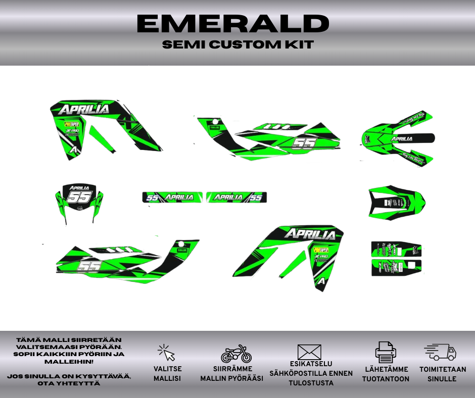 EMERALD Aprilia 50 RX / SX 2006 – 2017 Tarrasarja