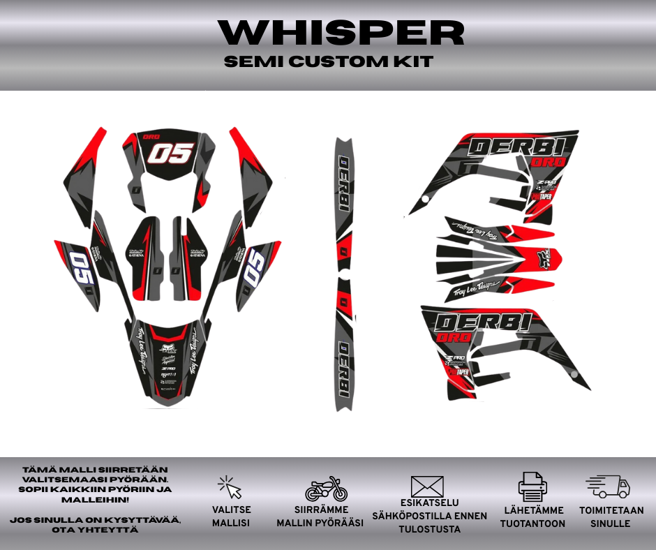 WISHPER Derbi 50 2018-2021 Tarrasarja