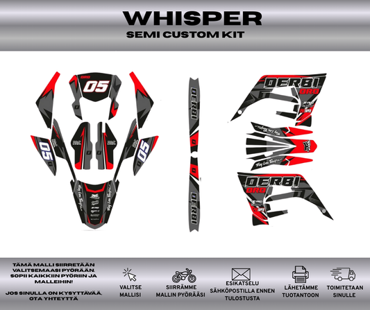WISHPER Derbi 50 2018-2021 Tarrasarja