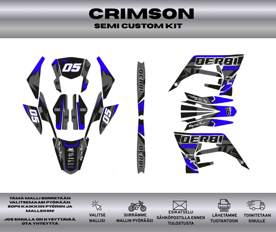 CRIMSON Derbi 50 2018-2021 Tarrasarja
