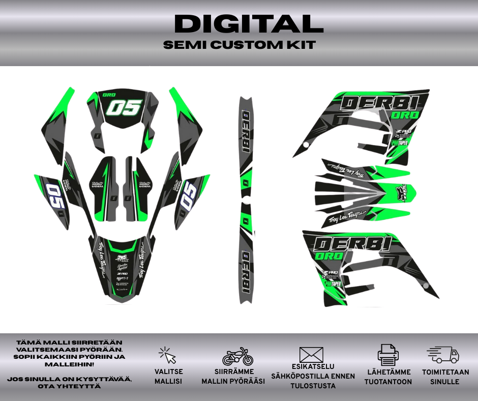 DIGITAL Derbi 50 2018-2021 Tarrasarja