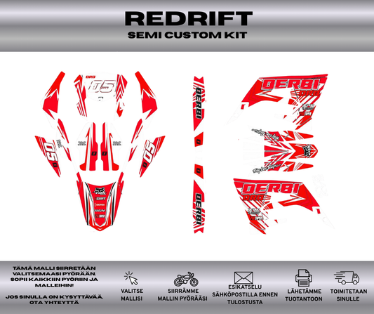 REDRIFT Derbi 50 2018-2021 Tarrasarja