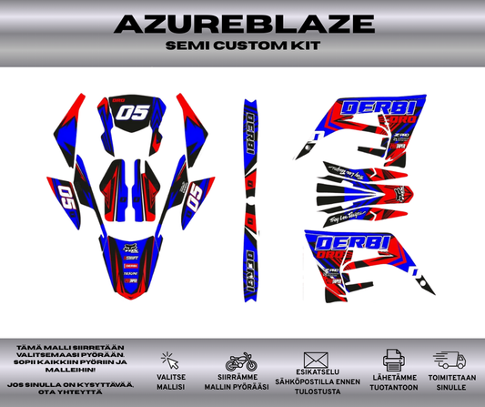 AZUREBLAZE Derbi 50 2018-2021 Tarrasarja