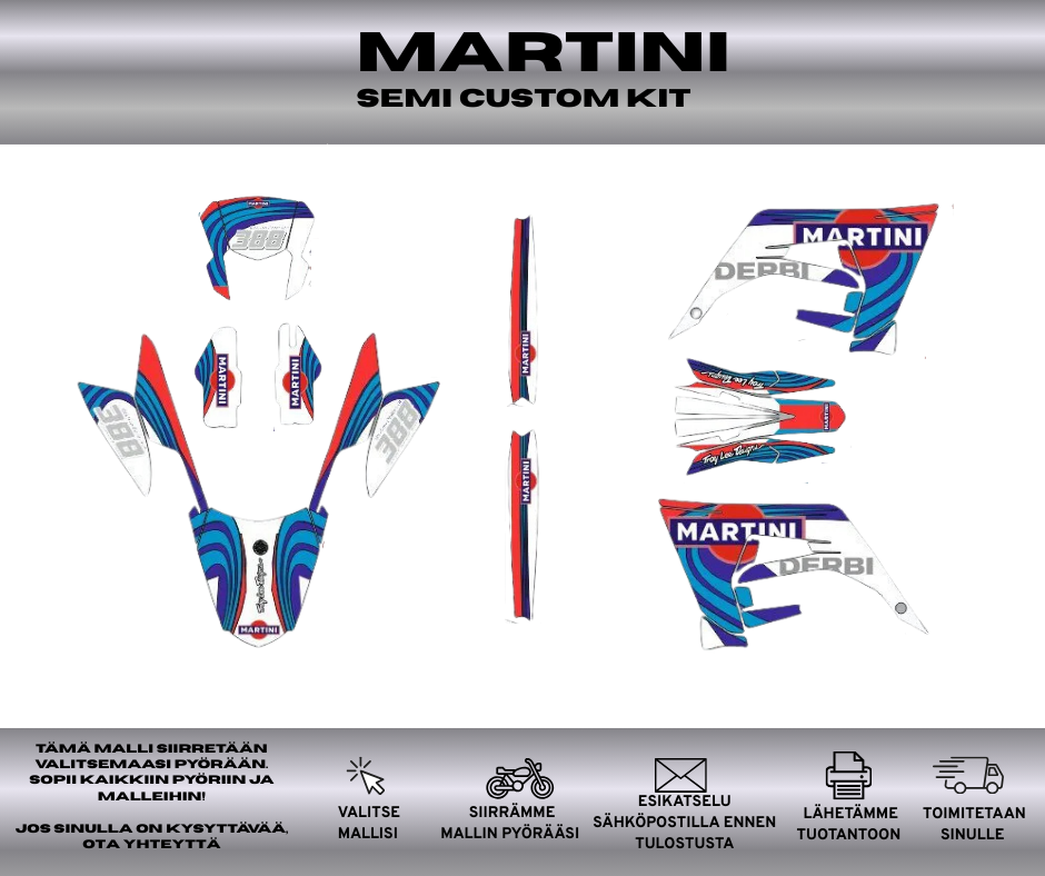 MARTINI Derbi 50 2018-2021 Tarrasarja