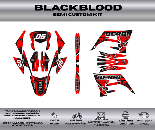 BLACKBLOOD Derbi 50 2018-2021 Tarrasarja