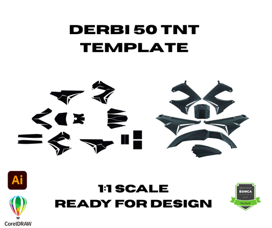 Derbi 50 TNT Template