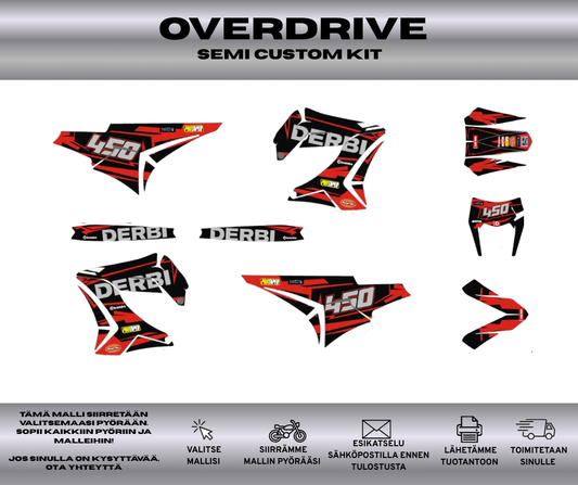 OVERDRIVE Derbi TNT 50 Tarrasarja