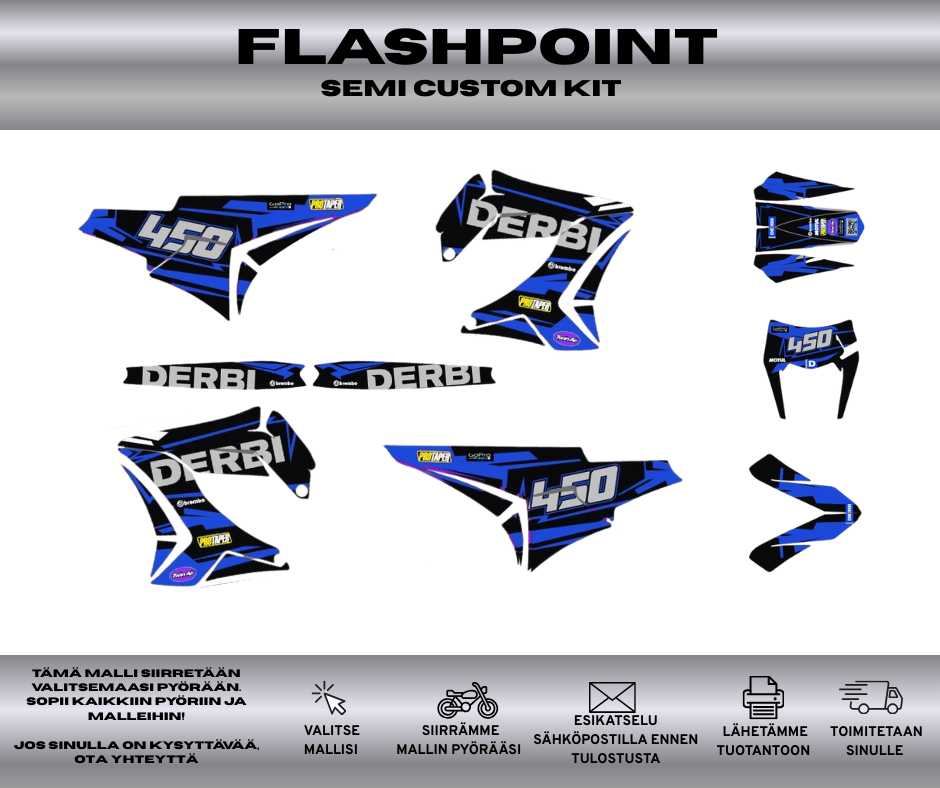FLASHPOINT Derbi TNT 50 Tarrasarja