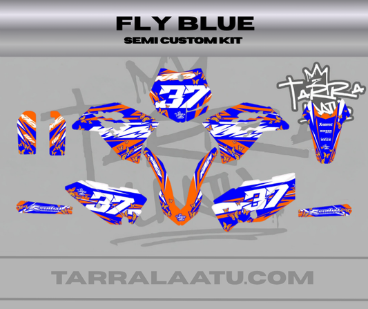 FLY BLUE KTM SX 65 2009-2015 Tarrasarja