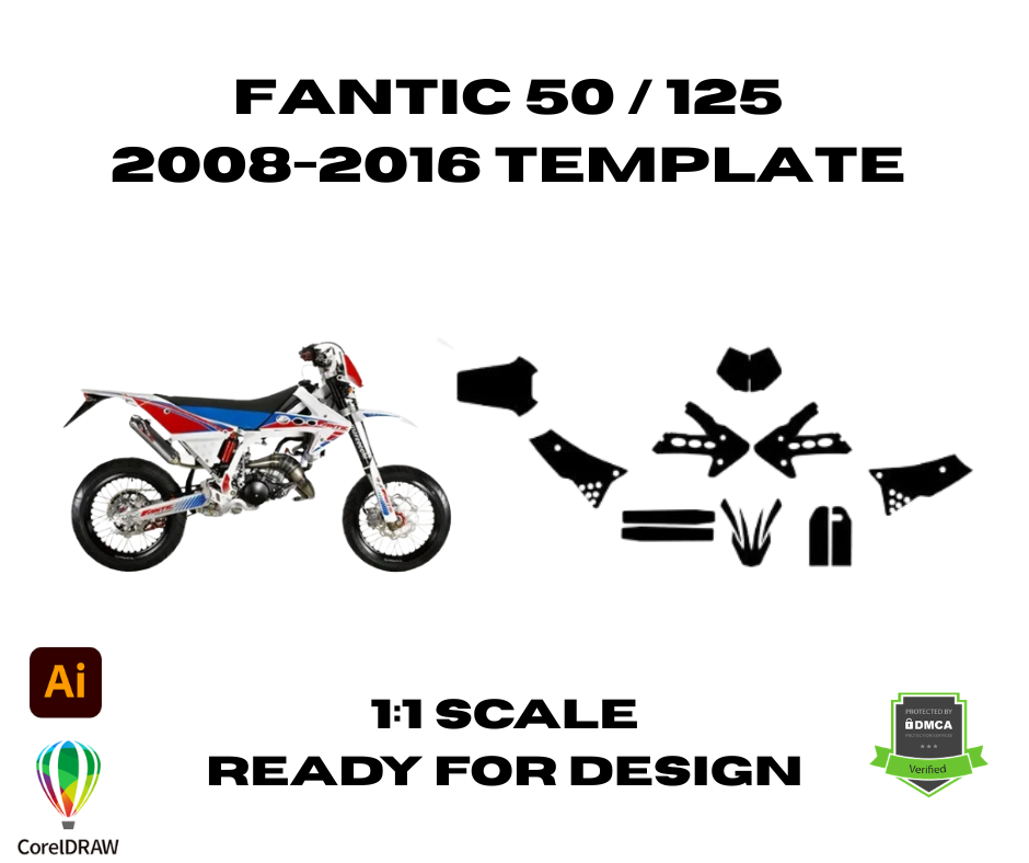 Fantic 50 / 125 2008-2016 Template