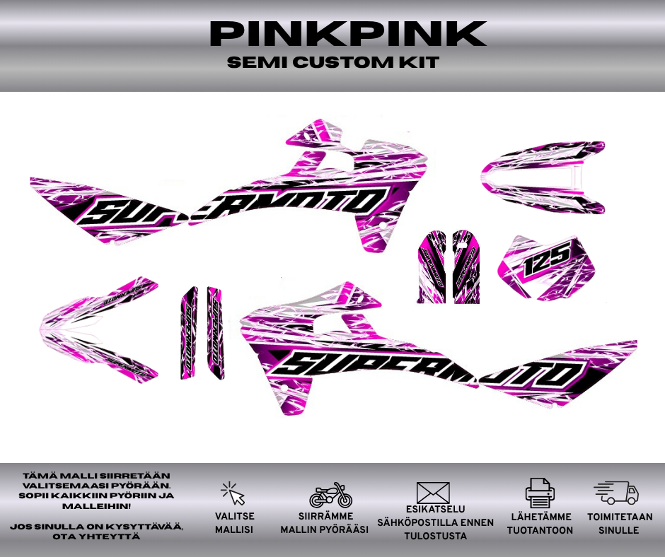 PINKPINK Fantic 50 & 125 2017-2020 Tarrasarja