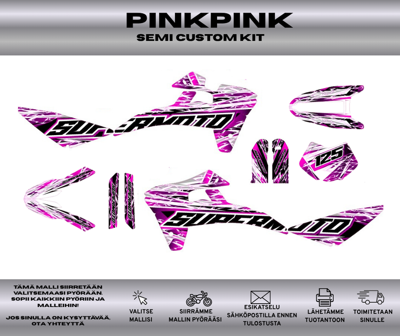 PINKPINK Fantic 50 & 125 2017-2020 Tarrasarja