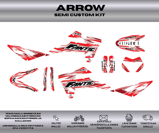 ARROW Fantic 50 & 125 2017-2020 Tarrasarja